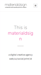 Mobile Screenshot of materialdsign.com